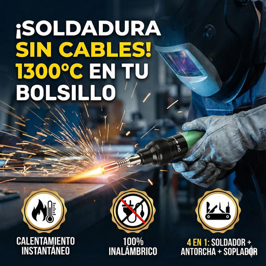 MINI SOLDADOR A GAS PORTÁTIL