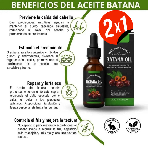Aceite de Batana x2 | El secreto ancestral para devolverle fuerza y vida a tu cabello